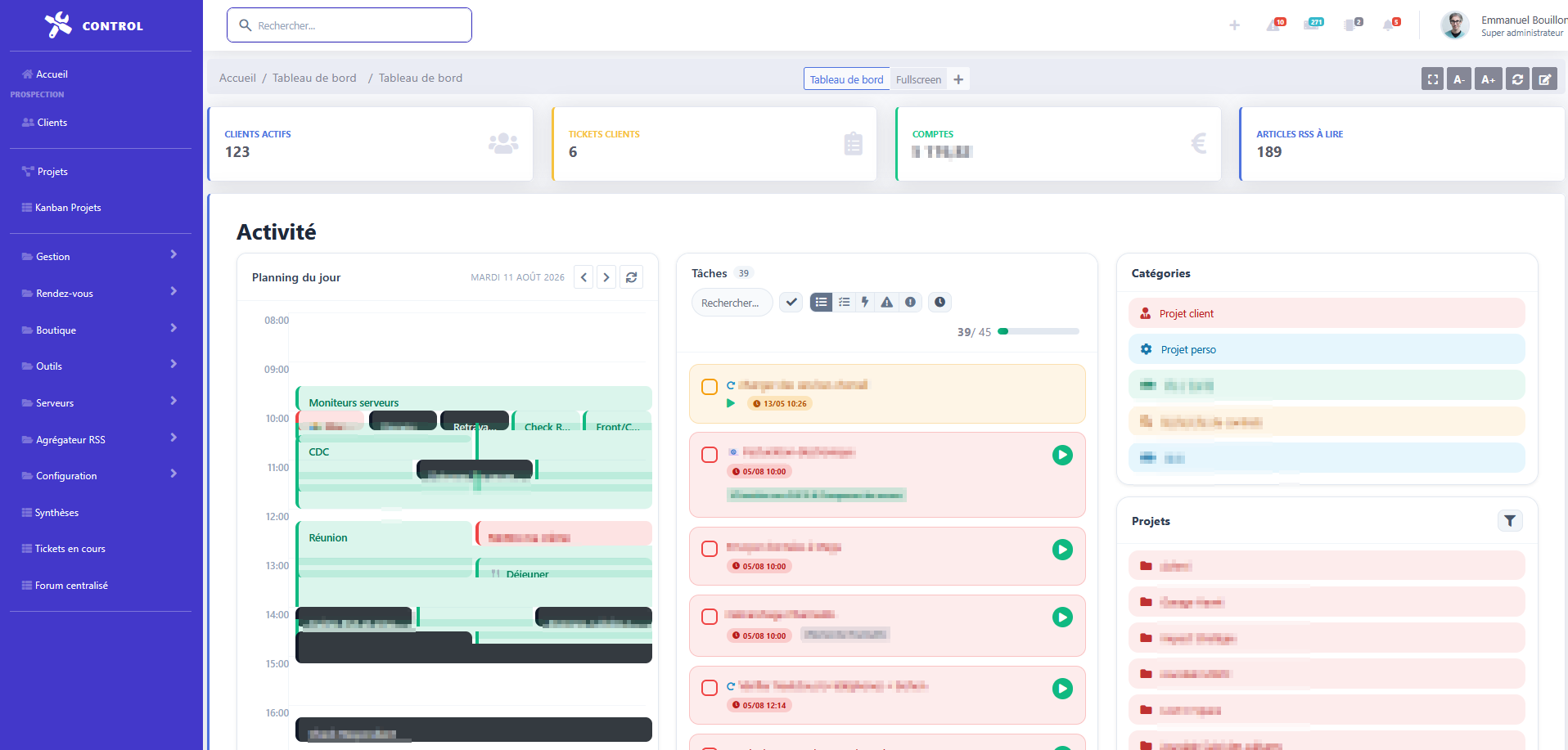Développement CRM ERP sur mesure